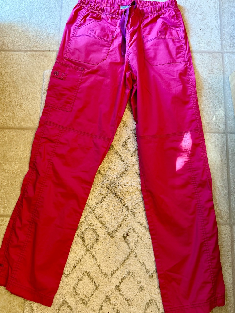 WonderWink Bright Magenta women’s medium nursing scrub pants!